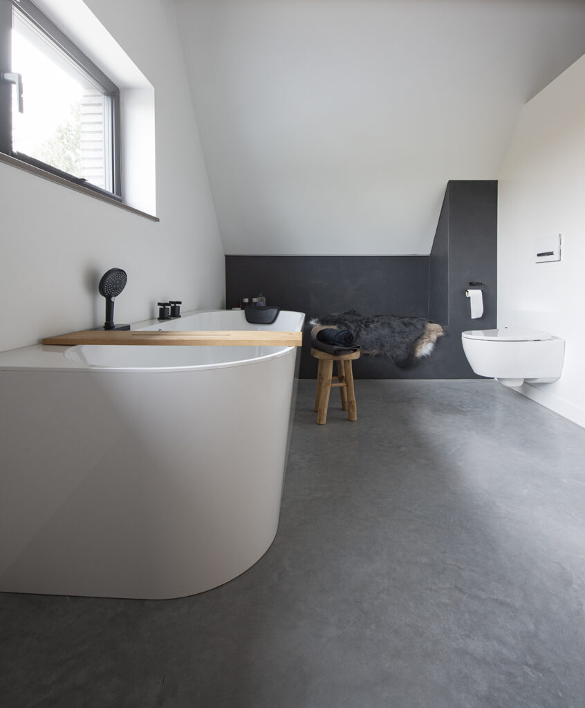 Badkamer betonvloer impregneren